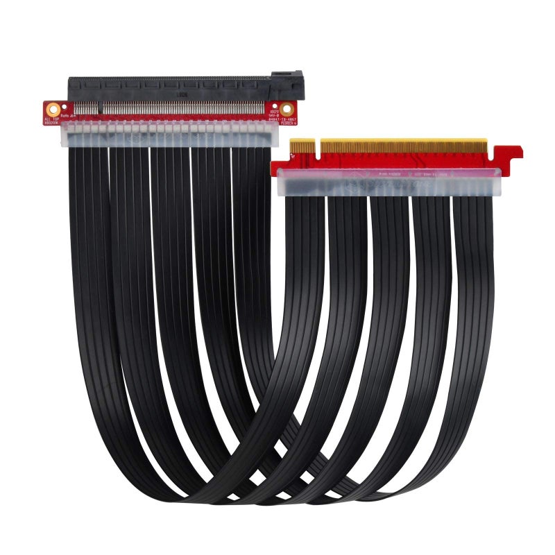 SilverStone Technology Universal PCI-Express X16 Gen 3.0 Flexible Riser Cable 400mm EMI Shielding (SST-RC04B-400) - Image 2